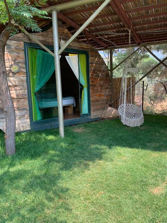Zahrada ubytování Mandala Camping