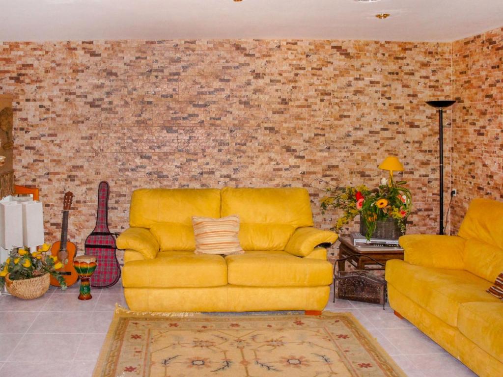 A seating area at Holiday Home Papagayo by Interhome