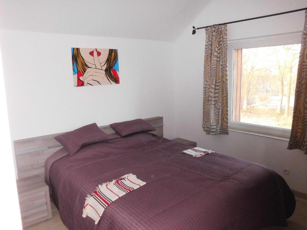 Postel nebo postele na pokoji v ubytování Gîte BELLA