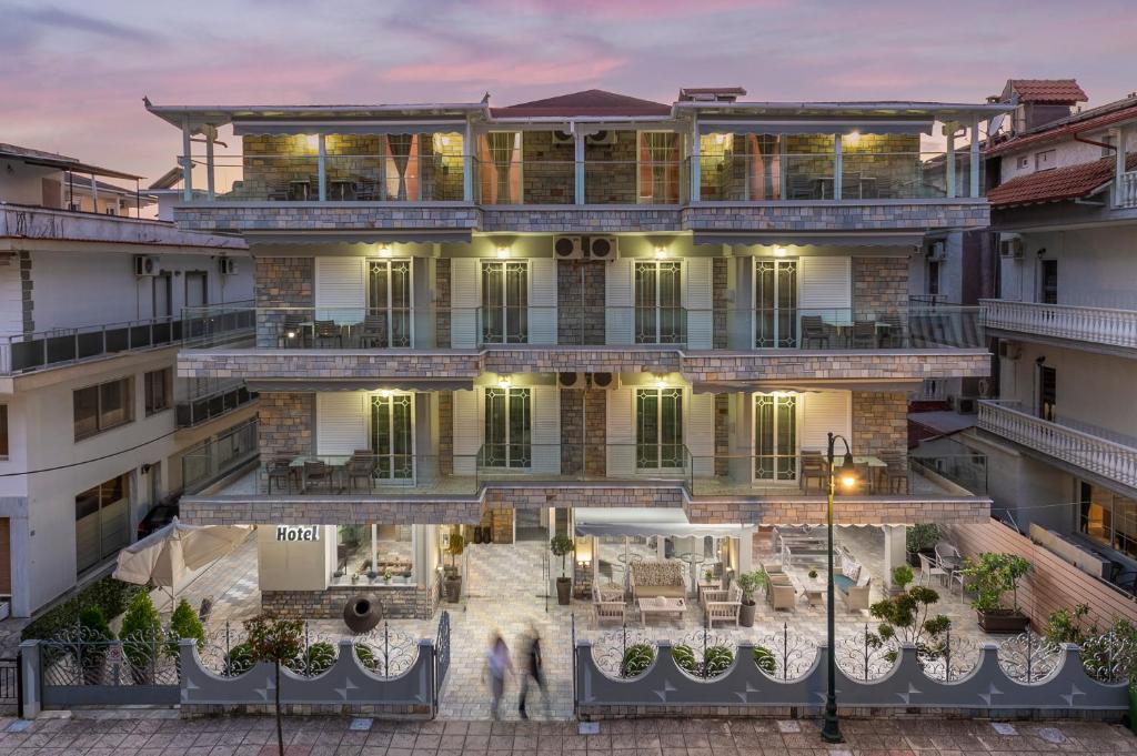 Balkón nebo terasa v ubytování Ouzas luxury Hotel