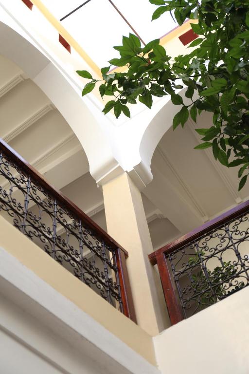 Balkón nebo terasa v ubytování Riad Sidi Mimoune & Spa