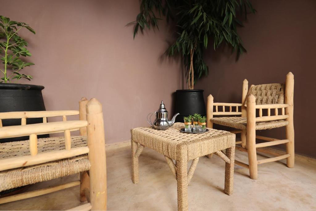 Nápoje v ubytování Riad Sidi Mimoune & Spa