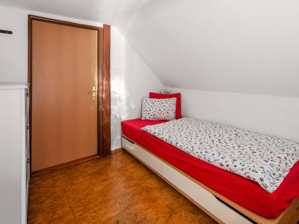 Postel nebo postele na pokoji v ubytování Chalet Kovářská by Interhome