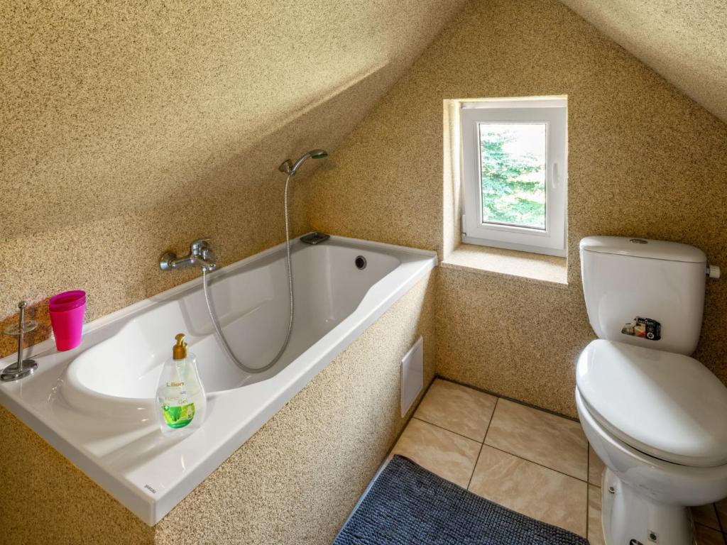 Koupelna v ubytování Chalet Kovářská by Interhome