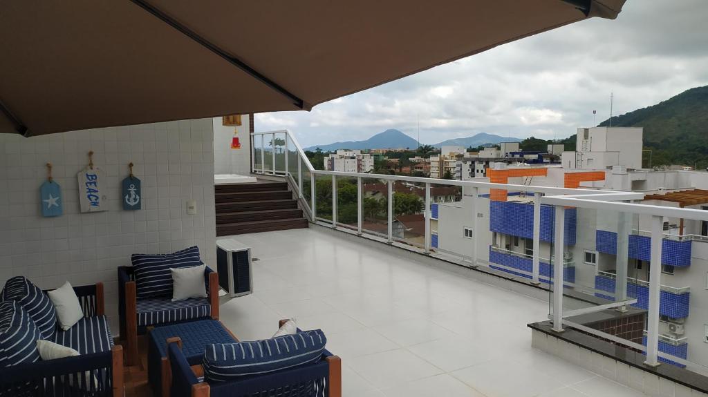  Cobertura moderna e novíssima no charme de Ubatuba