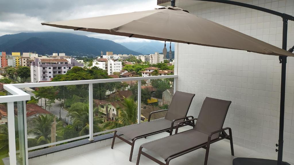  Cobertura moderna e novíssima no charme de Ubatuba