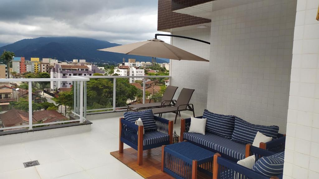  Cobertura moderna e novíssima no charme de Ubatuba