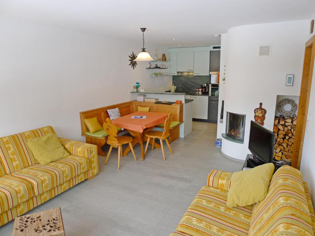 Kuchyň nebo kuchyňský kout v ubytování Apartment Chesa Boffalora by Interhome