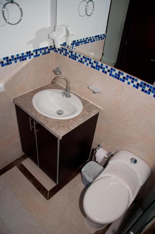 Vannituba majutusasutuses Apartaestudio Arboleda del Ingenio