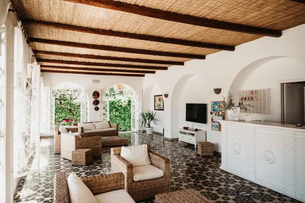 Posezení v ubytování Hotel Rojas