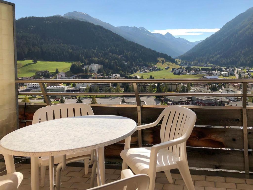 Vue générale sur la montagne ou vue sur la montagne depuis l'appartement