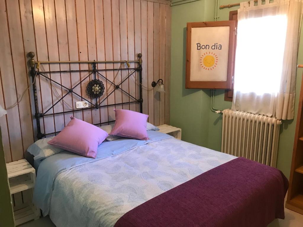 Posteľ alebo postele v izbe v ubytovaní Casa Rural Cal Farragetes