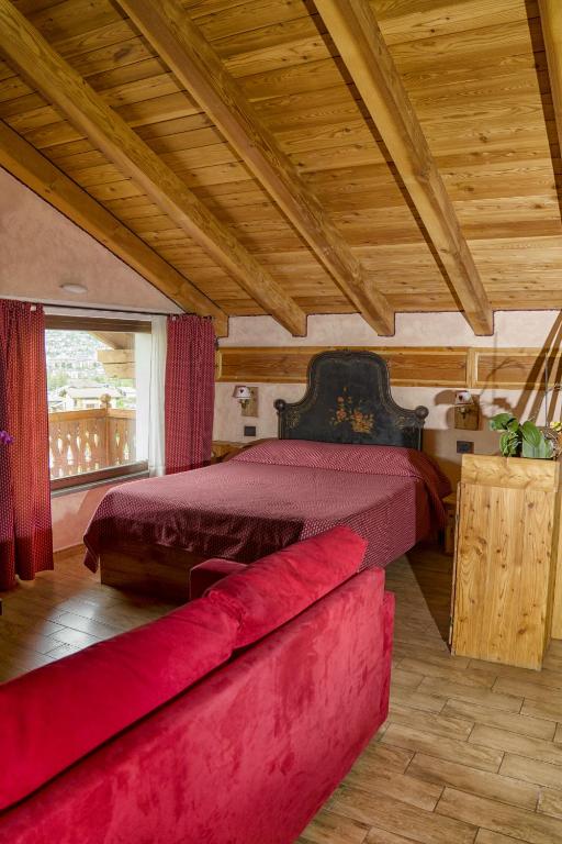 Posezení v ubytování Agriturismo B&B Chèvres à Cheval