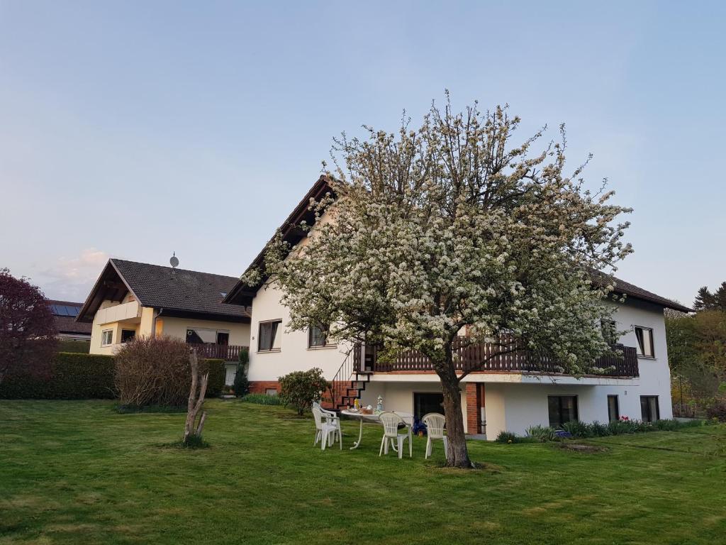 Κήπος έξω από το Ferienwohnung-Wald
