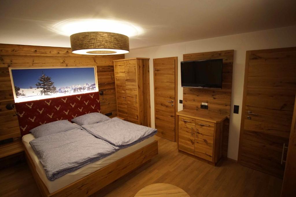 Postel nebo postele na pokoji v ubytování Haus Zauner