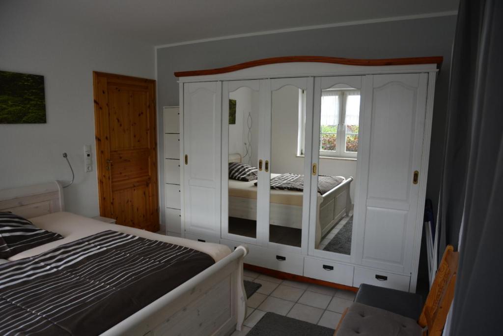 Letto o letti in una camera di MOIN, MOIN & AHOI!