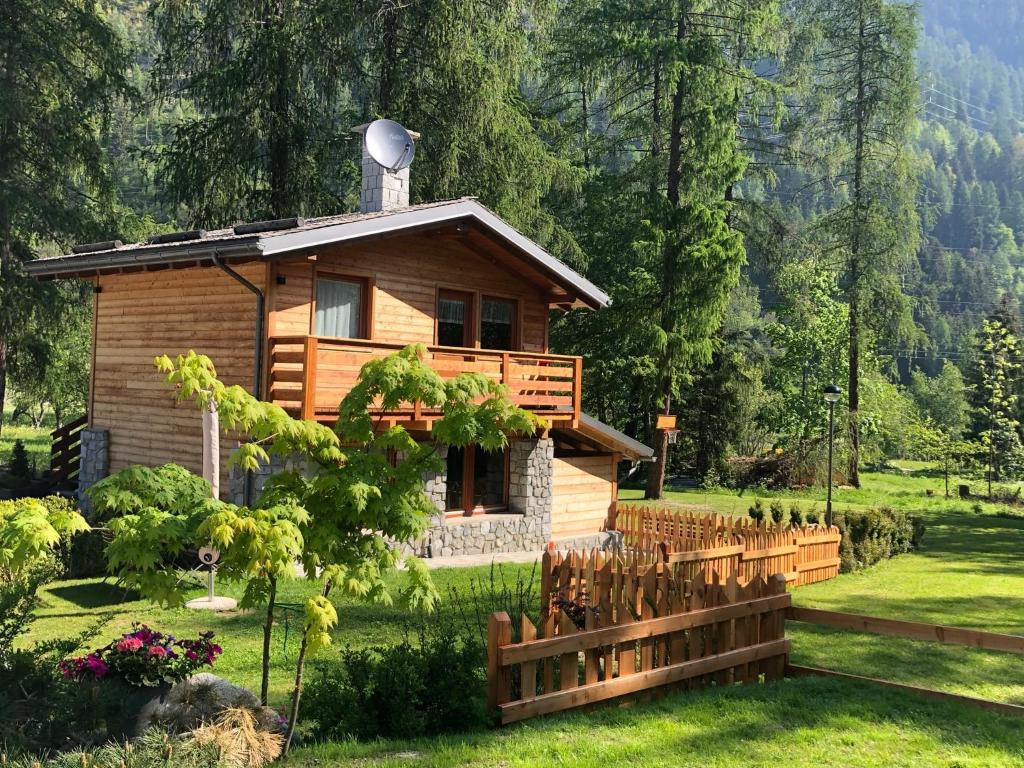 Zahrada ubytování I Larici Camping Lodge