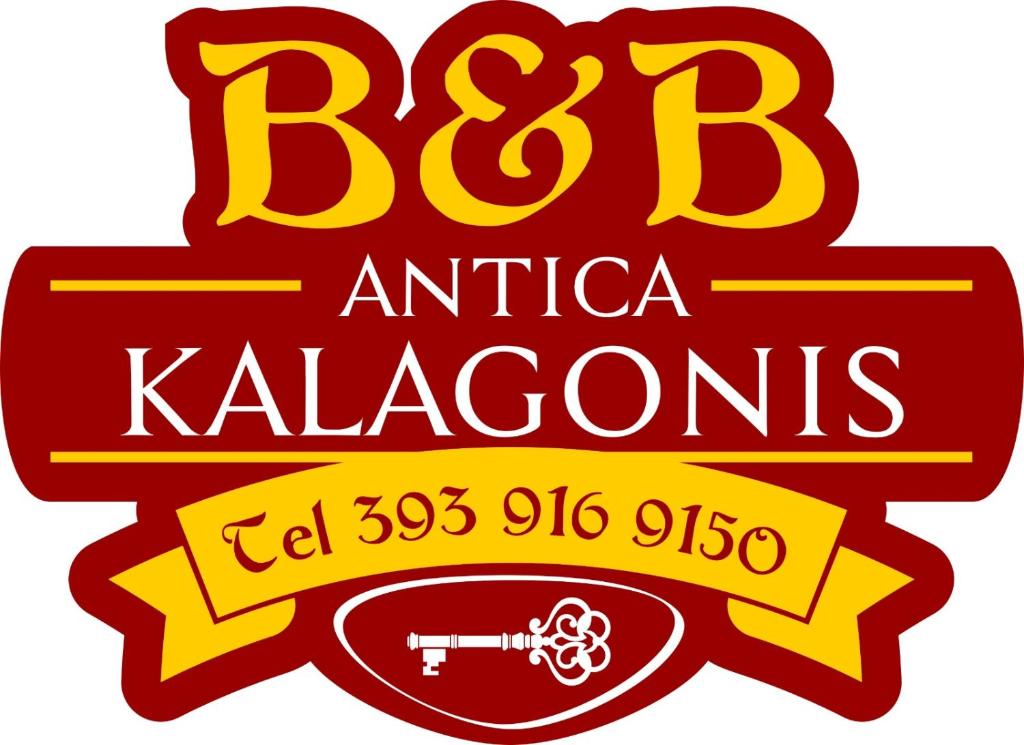 un logotipo para un restaurante con las palabras bc antica kazakhros en B&B ANTICA KALAGONIS, en Maracalagonis