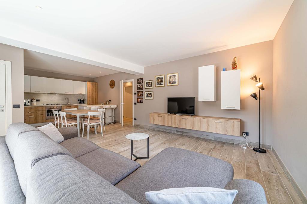 TV a/nebo společenská místnost v ubytování Blizzard apartments