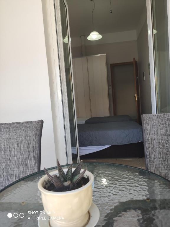 Posteľ alebo postele v izbe v ubytovaní Hotel Trifylia