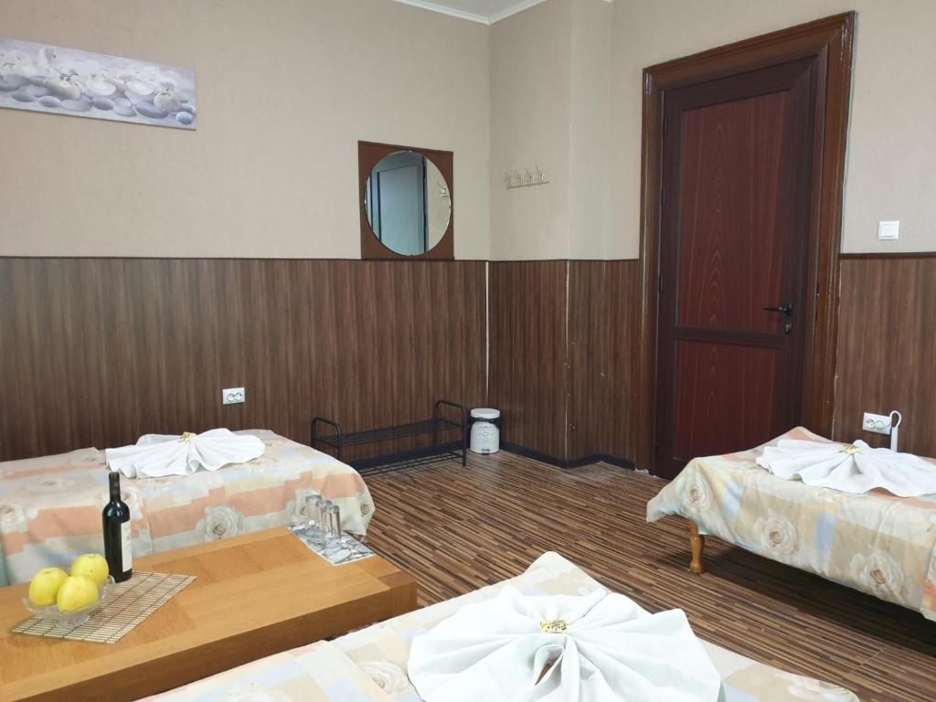 Postel nebo postele na pokoji v ubytování KM!Sofia - Стаи за гости