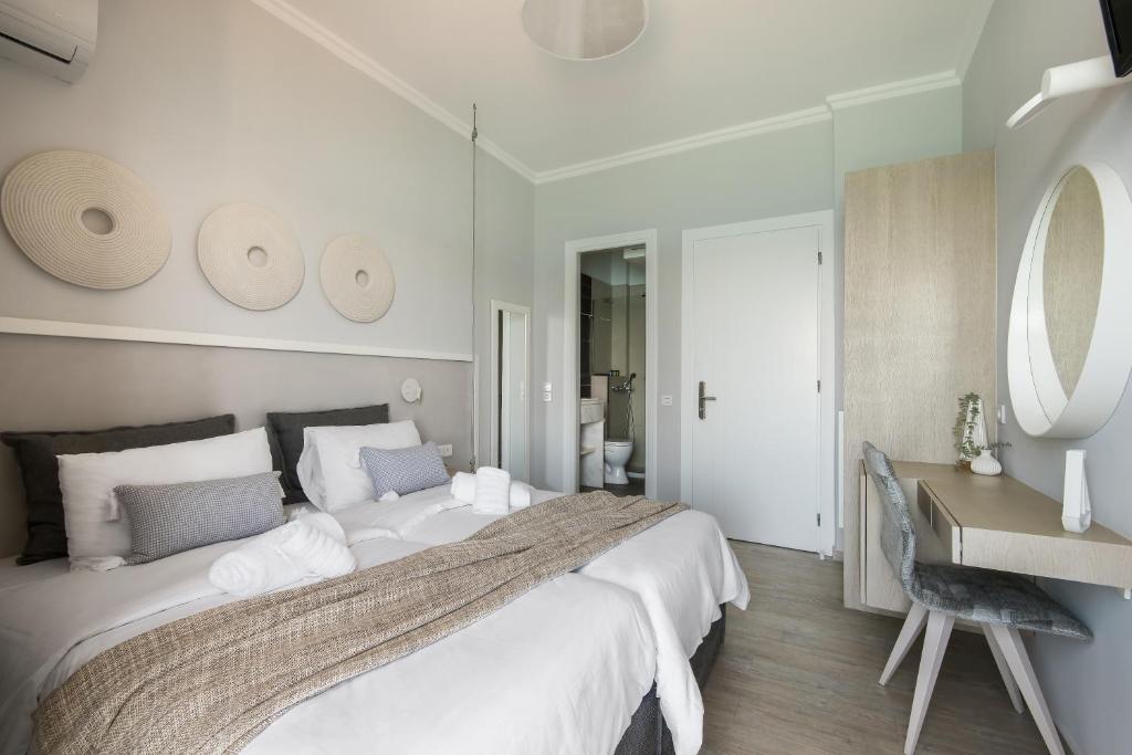 Klimis Hotel - Habitación Doble O Gemela Con Vista Al Mar