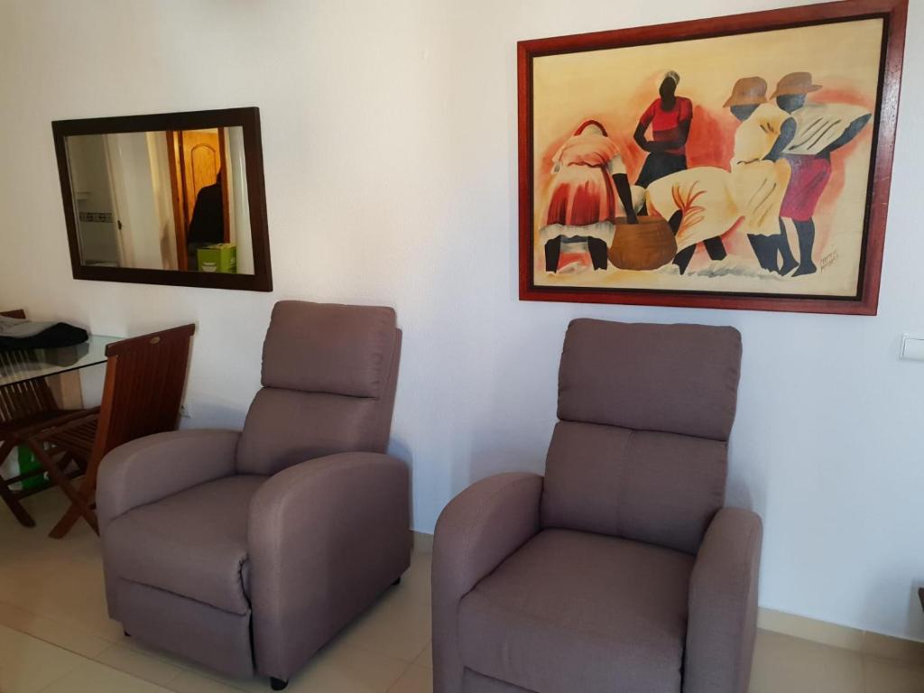 Posezení v ubytování Almerimar Apartamento