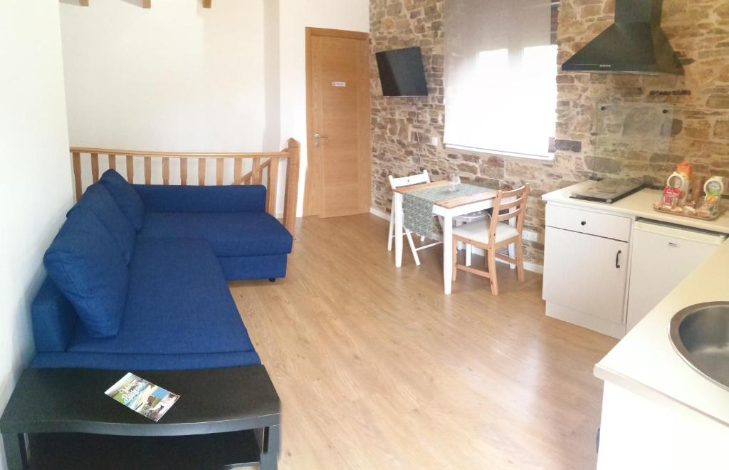 Kuchyň nebo kuchyňský kout v ubytování Apartamentos A Palleira