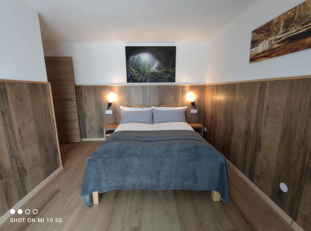Postel nebo postele na pokoji v ubytování Berliner Ecke