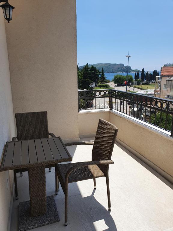 Balkón nebo terasa v ubytování Apartments Boreta