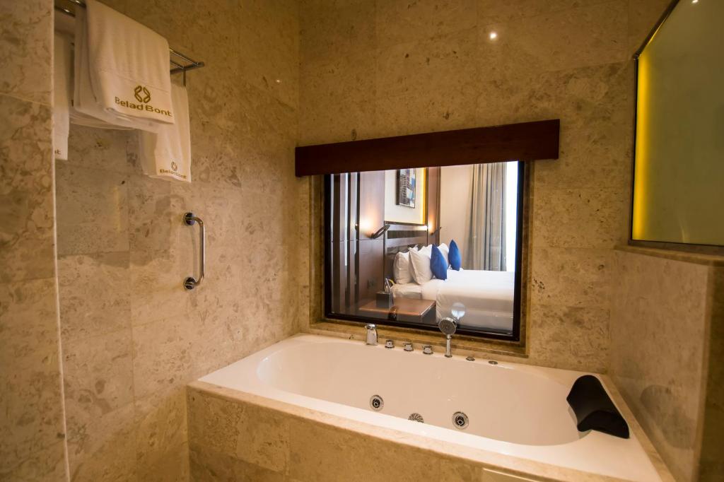 Koupelna v ubytování Belad Bont Resort