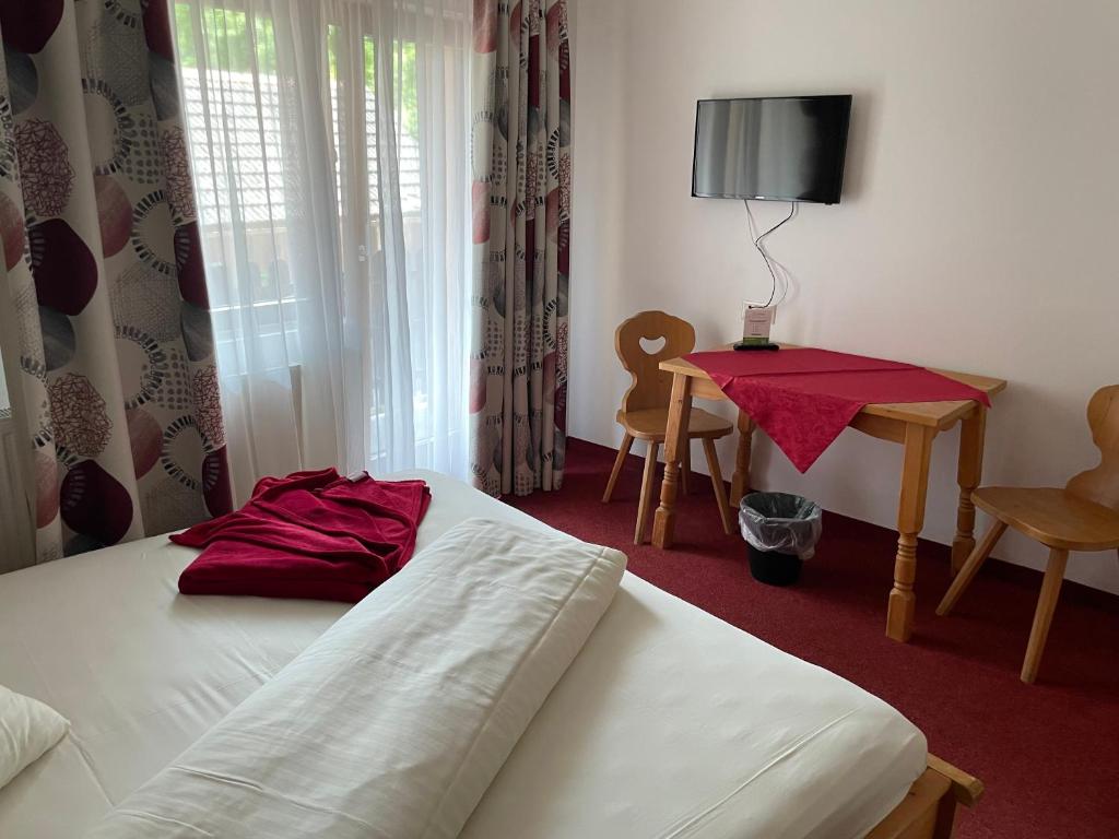 Posteľ alebo postele v izbe v ubytovaní Hotel Restaurant Gasthof Michal