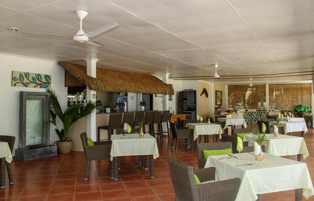 Restaurace v ubytování L'Habitation Cerf Island