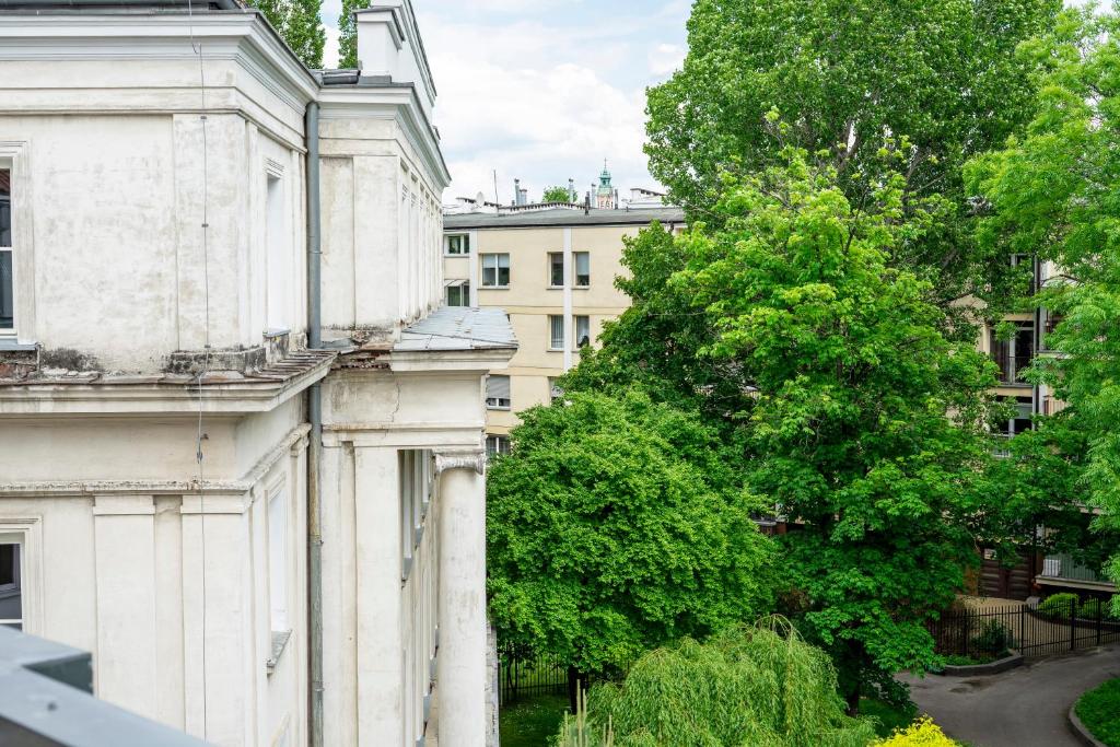 Vonkajšia záhrada v ubytovaní Apartament City Express