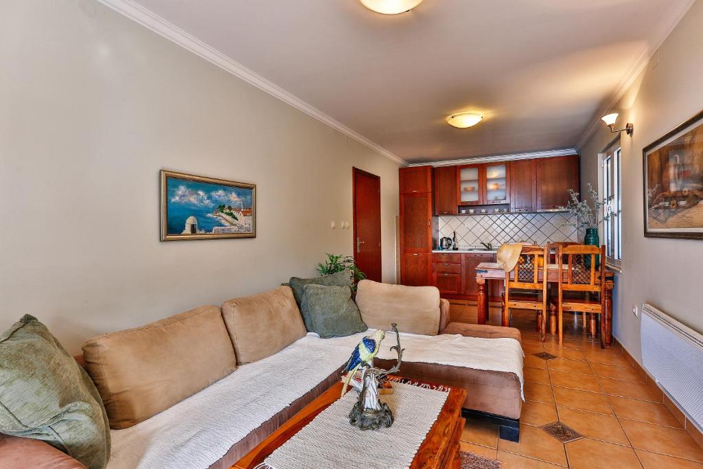 Posezení v ubytování Apartments Misko