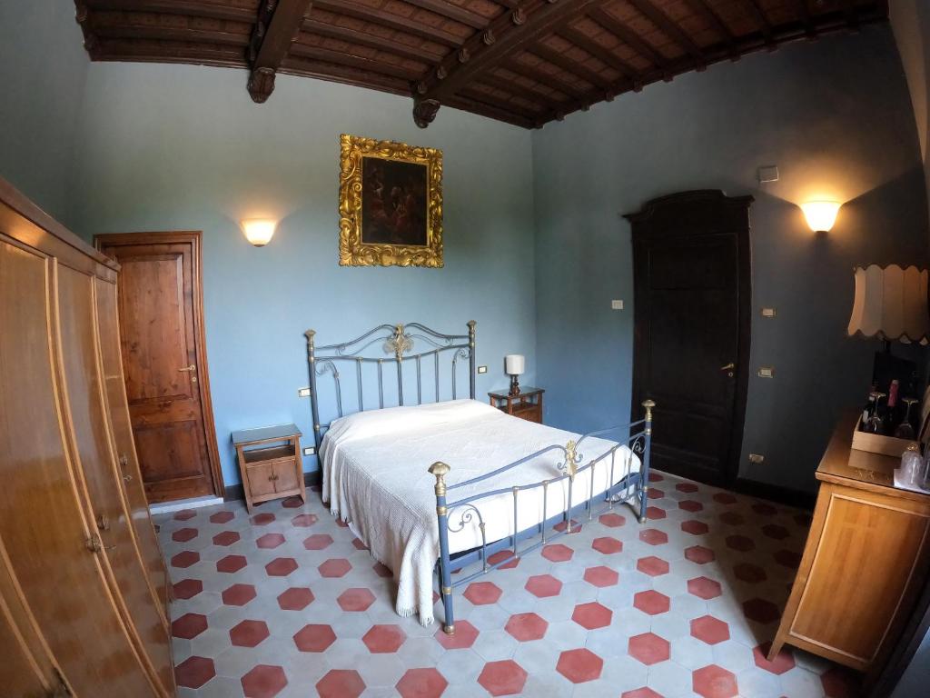 Postel nebo postele na pokoji v ubytování Agriturismo Montecorona