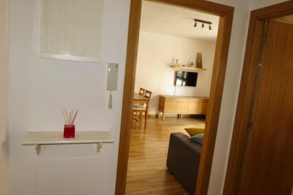TV a/nebo společenská místnost v ubytování Apartamento Siente Sobrarbe en Aínsa