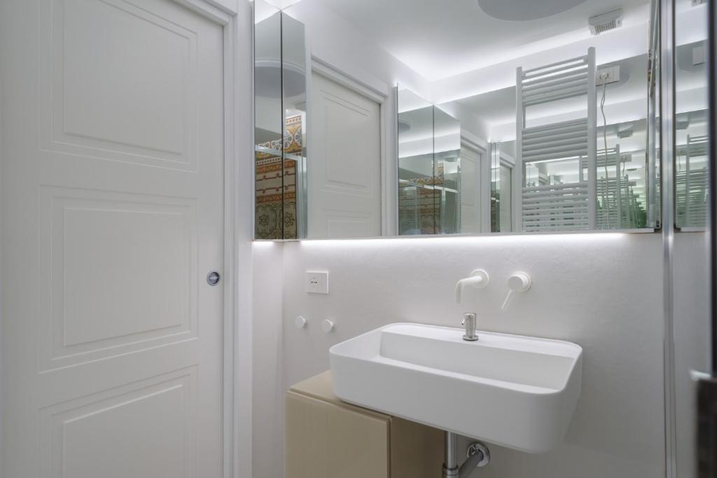 Koupelna v ubytování Sopramonte Exclusive Rooms