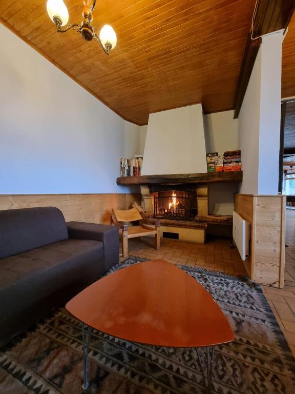 Posezení v ubytování Hotel Le Beau Site