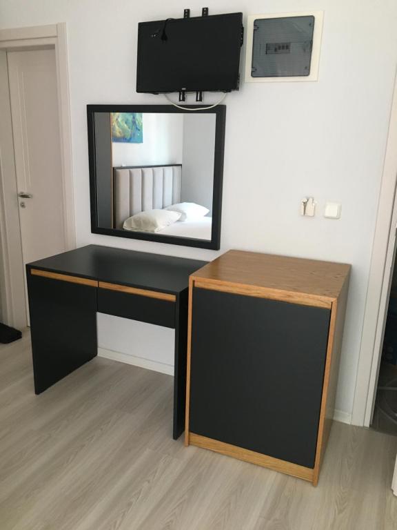 TV a/nebo společenská místnost v ubytování IRINI boutique rooms!!!