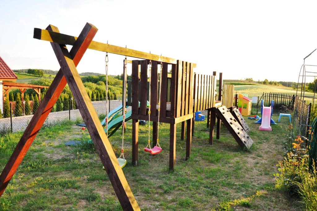Detský kútik v ubytovaní Zagroda Mazury -,,Domki nad Rozlewiskiem"