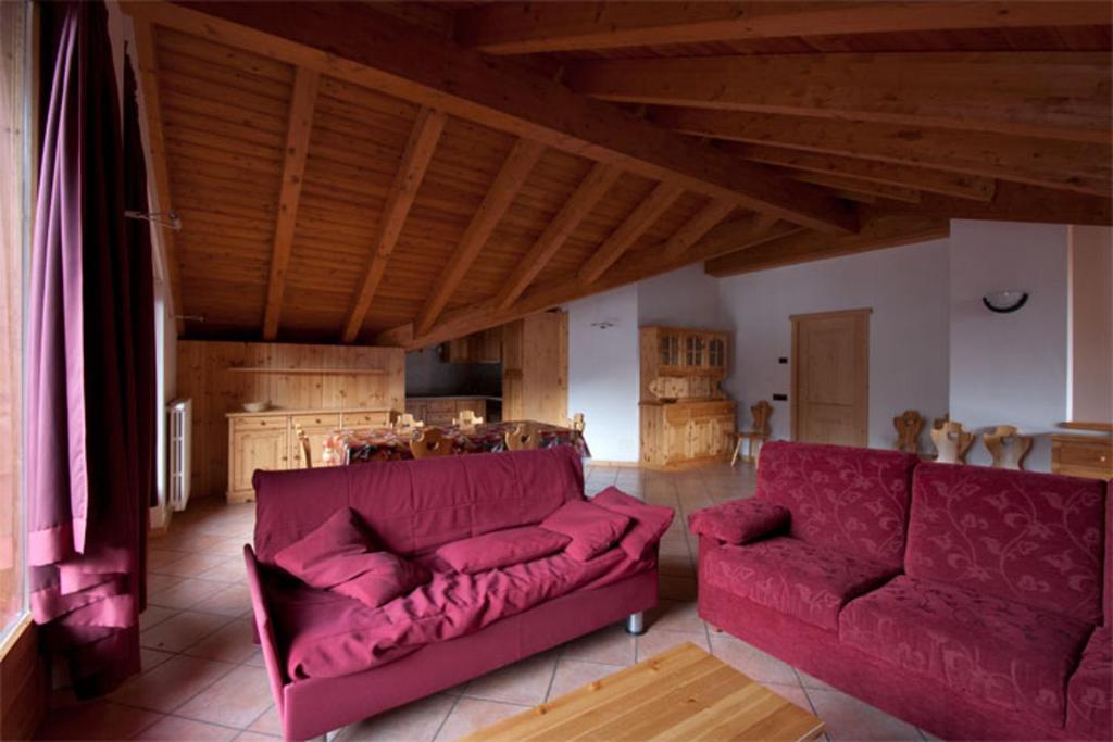 Posezení v ubytování Residence Lord Byron