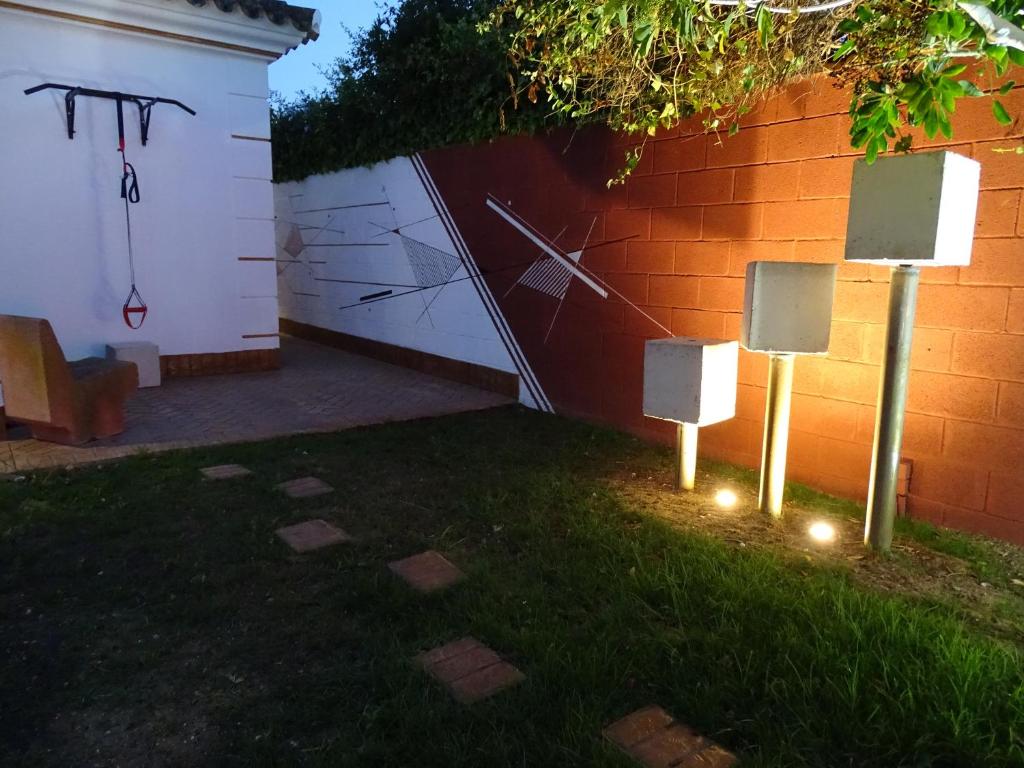 Vonkajšia záhrada v ubytovaní Samadhi Home
