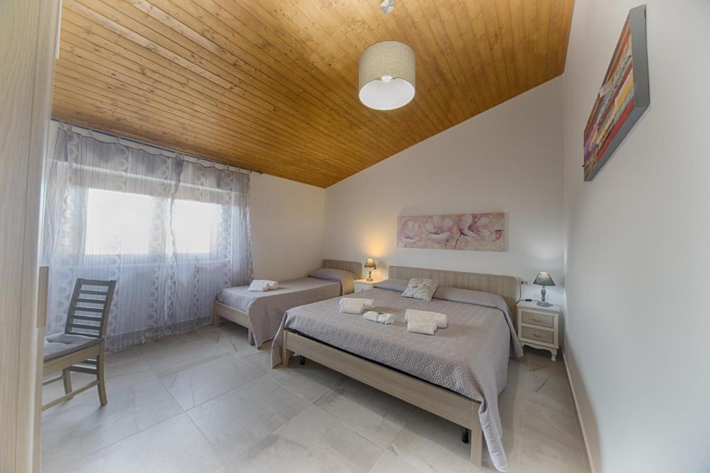Postel nebo postele na pokoji v ubytování Casa Lucia