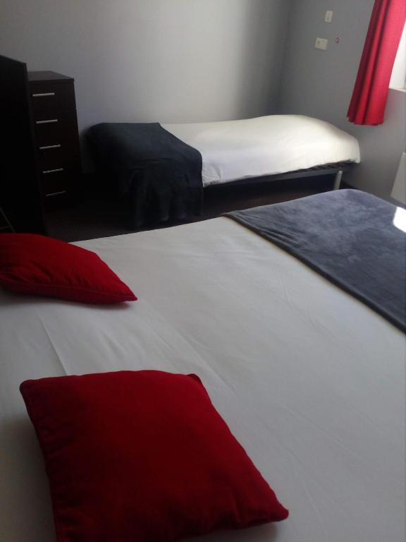 Postel nebo postele na pokoji v ubytování Auberge de Barnas