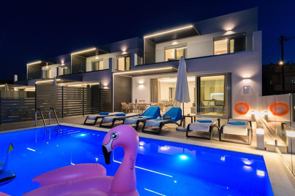 The swimming pool at or close to Katakis LuxuryVillas