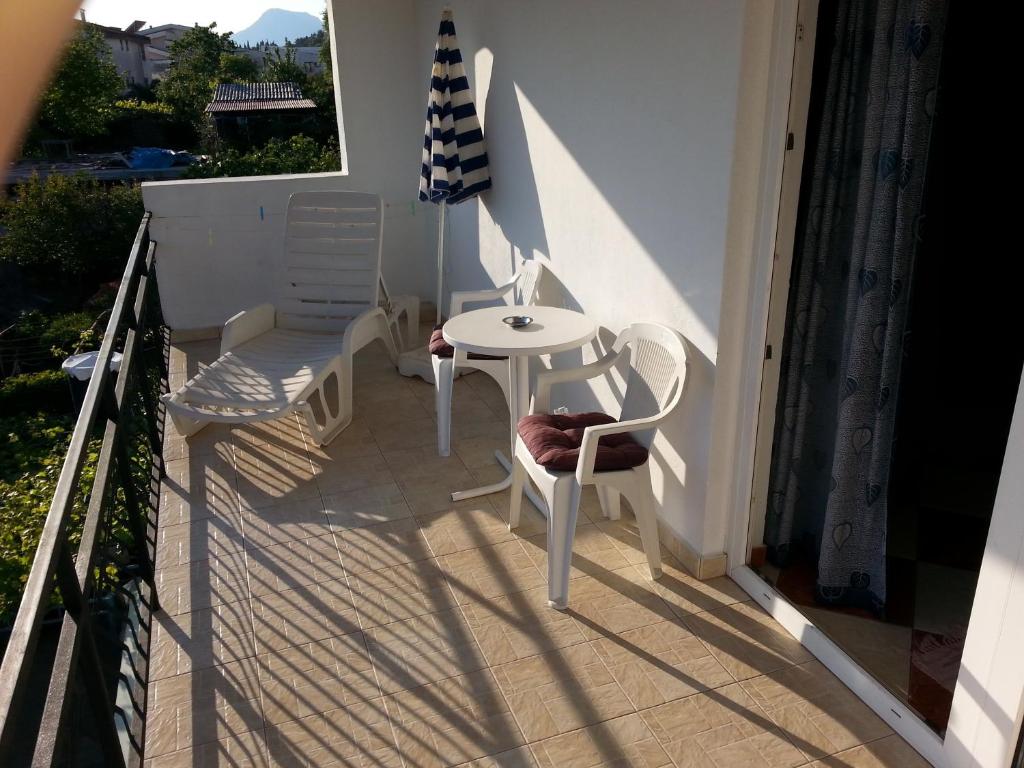 Balkon oz. terasa v nastanitvi Apartments Stevo Nikočević