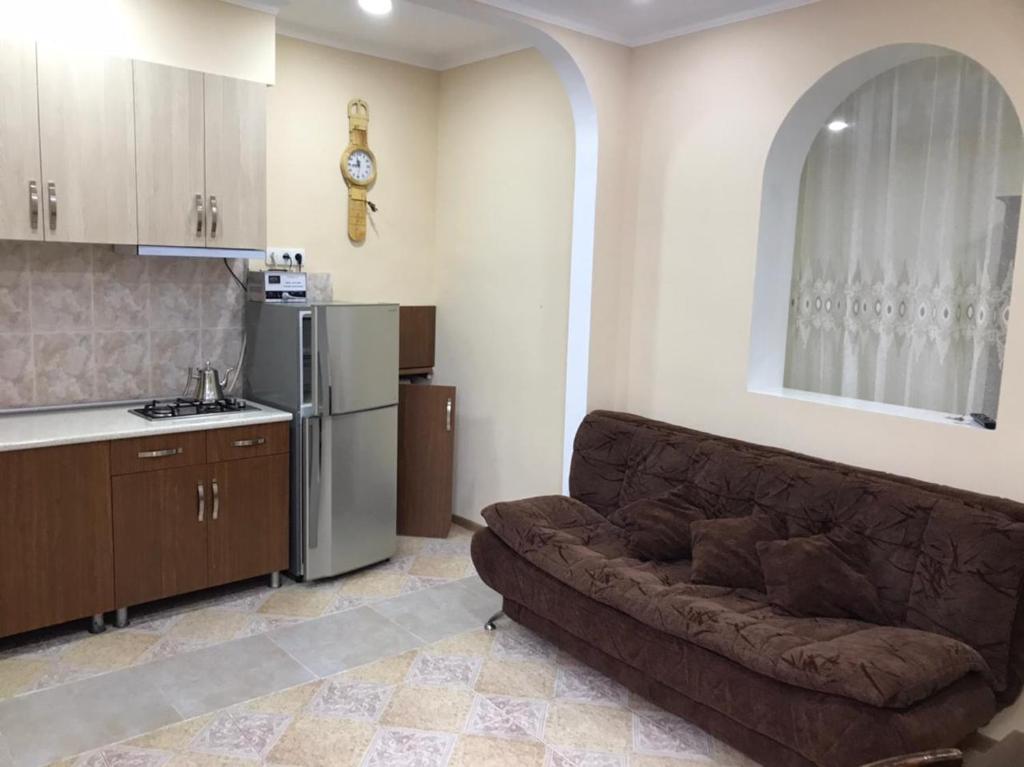 Una cocina o cocineta en Гостевой дом