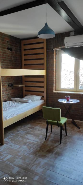Postel nebo postele na pokoji v ubytování Old Town Hostel Ohrid