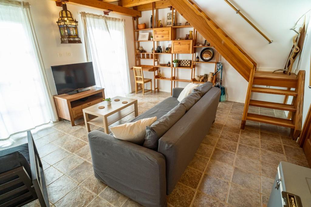 TV a/nebo společenská místnost v ubytování Villa Insula